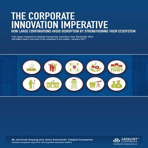 Corporate innovation Imperative: Catalyst Companies