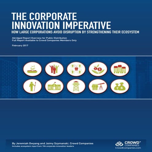 The Corporate Innovation Imperative: How Large Companies Avoid Disruption by ...