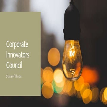 Governor's Corporate Innovators Council - State of Illinois