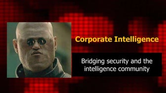 Corporate Intelligence: Bridging the security and intelligence community