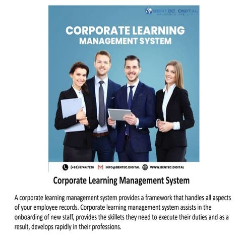 Corporate learning management system