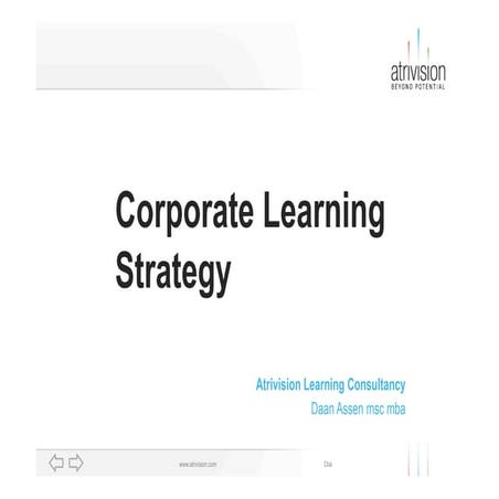 Corporate learning strategy 2010