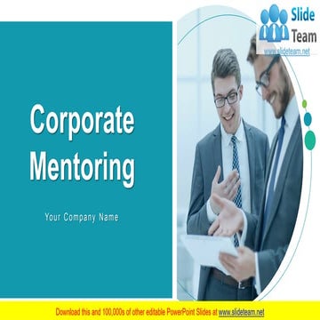 Corporate Mentoring PowerPoint Presentation Slides
