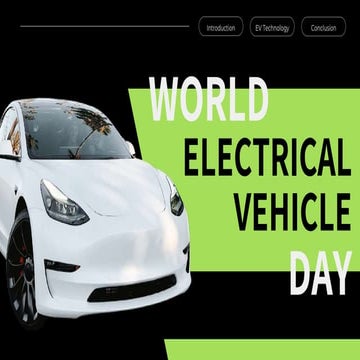Corporate Minimal World EV (Electric Vehicles) Day Presentation.pptx