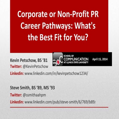 Corporate or Non-Profit PR Career Pathways: What's the Best Fit for You? 
