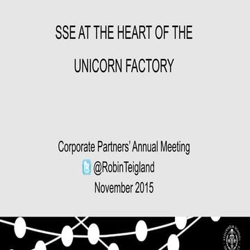 SSE Annual Corporate Partners Meeting