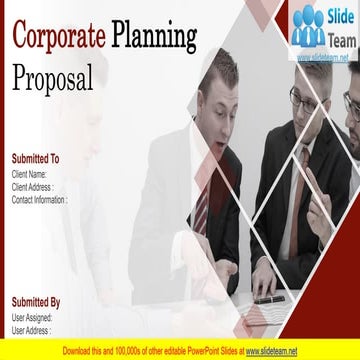 Corporate Planning Proposal PowerPoint Presentation Slides