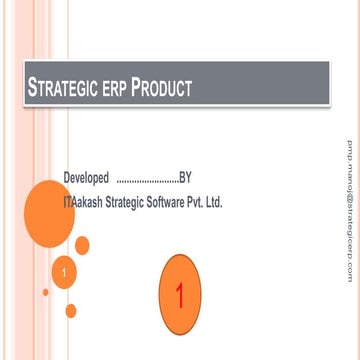 Corporate PPT ERP software for Construction