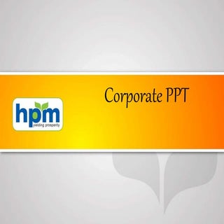 Corporate ppt for_farmer_meeting
