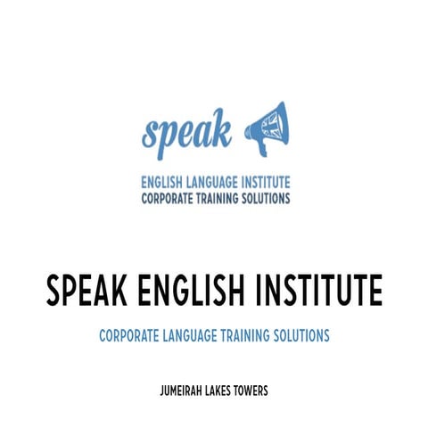 Speak's corporate courses in Dubai