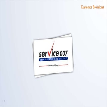 Service007 - Corporate Presentation.