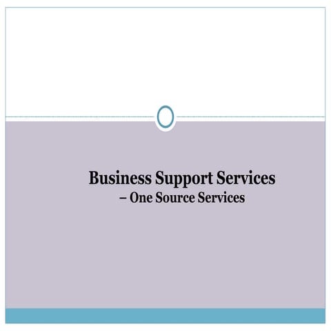 Business Support Services