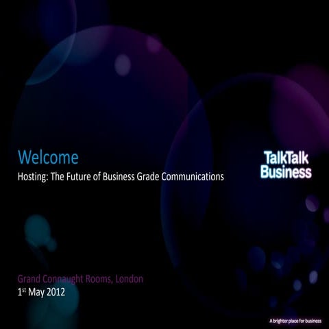 Corporate Presentation open - Andy Lockwood