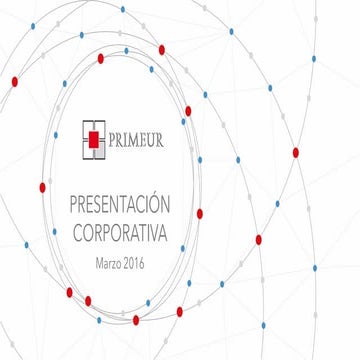 Corporate presentation primeur_esp