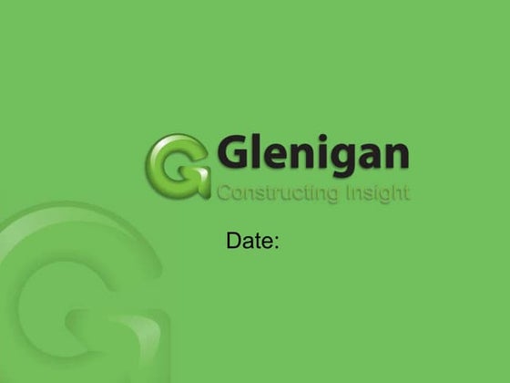 EMAP Glenigan Overview