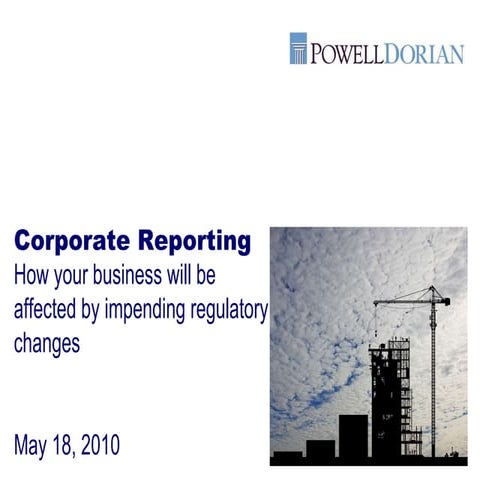 Corporate Reporting   How Your Business Will Be Affected By Impending Regulat...