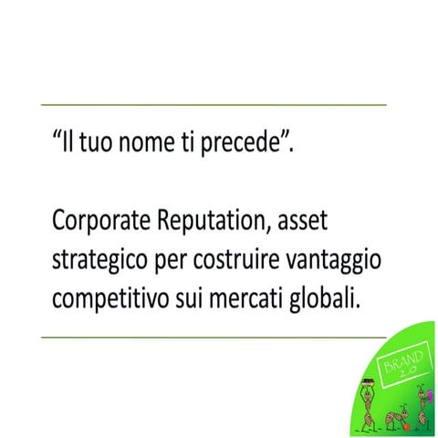 I Social Media e la Corporate Reputation
