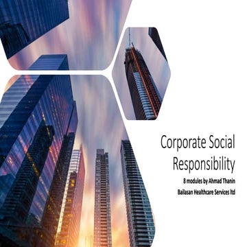 Corporate social responsibility | PPTX