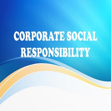 Corporate Social Responsibility CSR PowerPoint Templates | PPSX