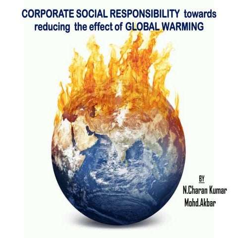 Corporate Social Responsibility towards Global Warming