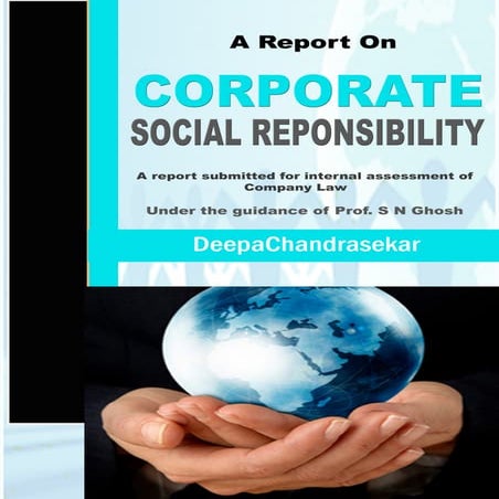 Corporate Social Responsibility   Indian Perspective