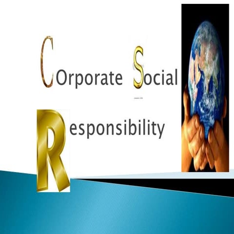 Corporate social responsibility (1)