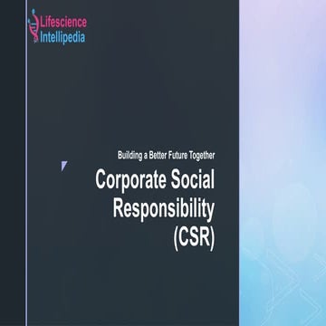 Sustainable Development Goals and Corporate Social Responsibility | PPTX