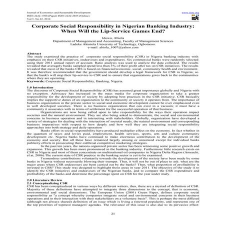 CORPORATE SOCIAL RESPONSIBILITY AND COMMUNITY DEVELOPMENT IN THE NIGER ...