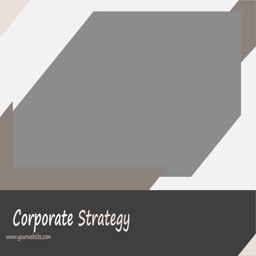 Corporate Strategy PowerPoint
