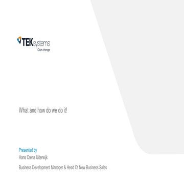 TEKSystems Global Services Netherlands