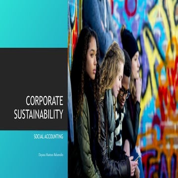 Corporate Sustainability -  Social Accounting