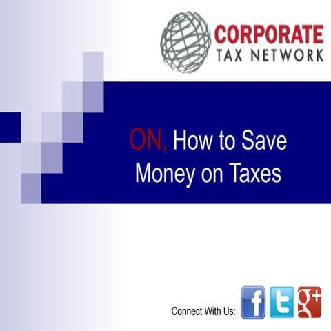 Corporate tax network