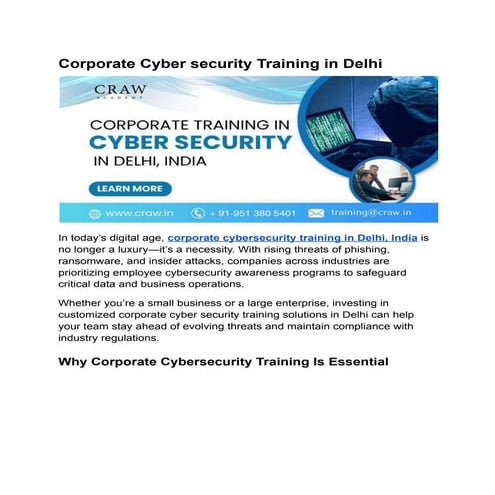 Corporate Training in Cyber Security in Delhi, India.pdf