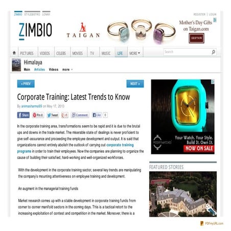 Corporate training latest trends to know