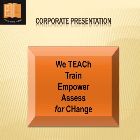 Corporate training modules