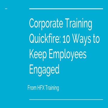 How to Engage Employees During Compliance Training | PPTX