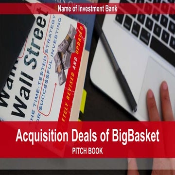 Pitch book of M&A Deal