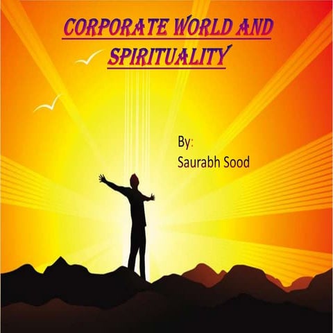 Corporate World and spirituality