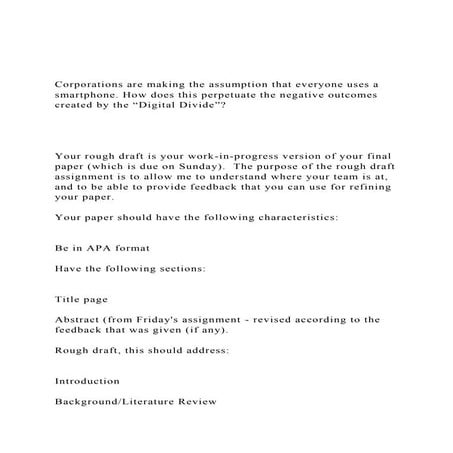 Corporations are making the assumption that everyone uses a sm.docx