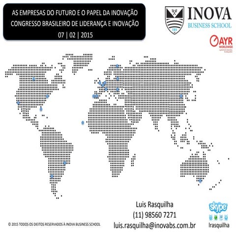 Congresso Brasileiro de Liderança e Inovação. Organização Corpo RH.