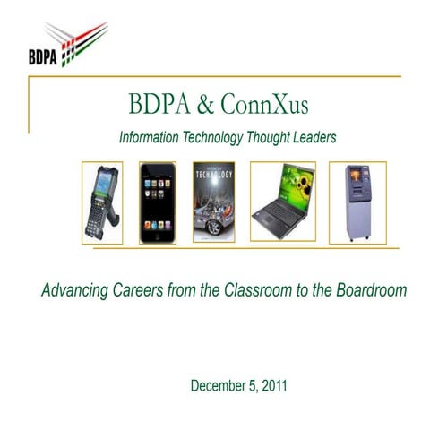 Corporate Sales Presentation: BDPA & ConnXus