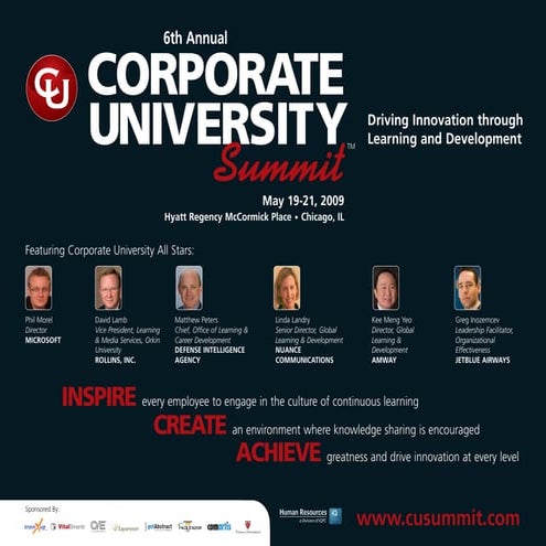6th Annual Corporate University Summit