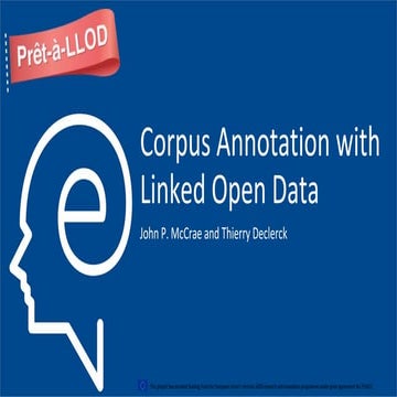 Corpus Annotation with Linked Open Data
