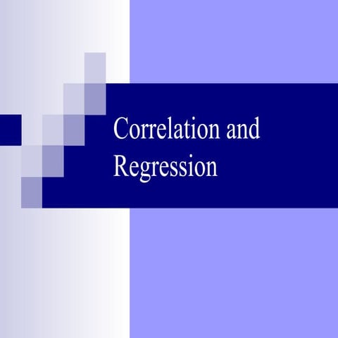 Corr And Regress
