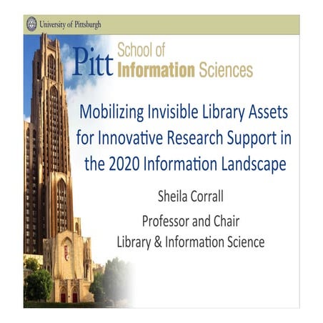 Mobilising invisible library assets for innovative research support in the 2020 information landscape