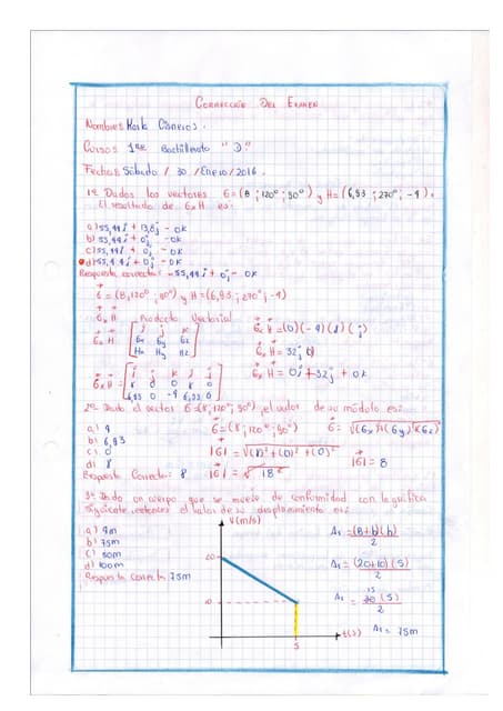 Correccion del examen