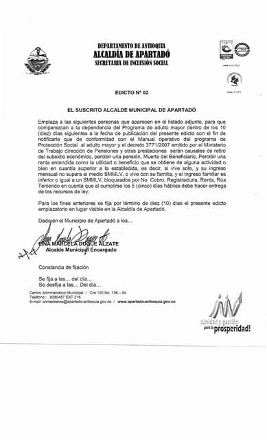 EDICTO No2