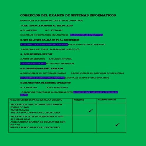 Correcion del examenc