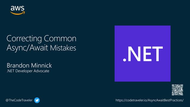 Correcting Common Async Await Mistakes in .NET 