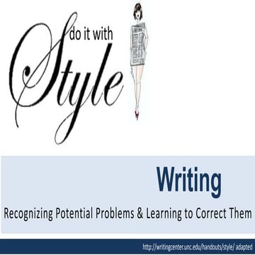 Correcting Writing Style